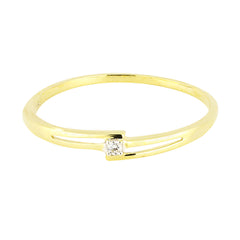 Ring Luisa Diamond ring made of yellow gold