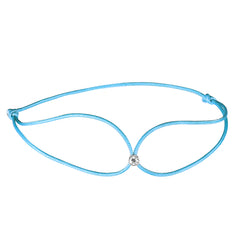 Bracelet Blue Bracelet with diamond on blue string