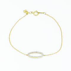 Bracelet Nataly Diamond bracelet made of yellow gold