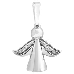Pendant Angel Diamond pendant made of white gold
