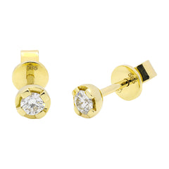 Earrings Debie Diamond earrings made of yellow gold