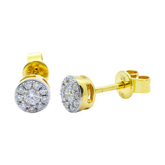 Earrings Amna Diamond earrings made of yellow gold