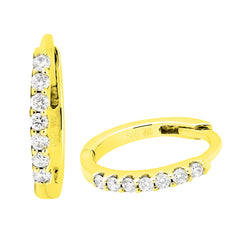 Earrings Daene Diamond earrings made of yellow gold
