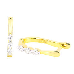 Earrings Chloe Diamond earrings made of yellow gold