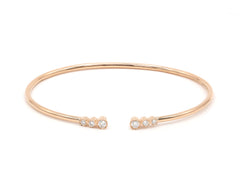 Bangle B-7230-PG Diamond bangle made of pink gold