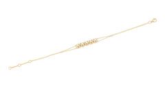 Bracelet B-9128-YG Diamond bracelet made of yellow gold
