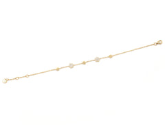 Bracelet B-9474-YG Diamond bracelet made of yellow gold