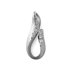 Pendant Fox Diamond pendant made of white gold