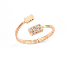 Ring R-38794-YG Diamond ring made of yellow gold