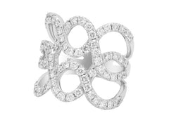 Ring R-35262-WG Diamond ring made of white gold