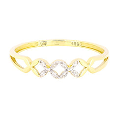Ring Esther Diamond ring made of yellow gold