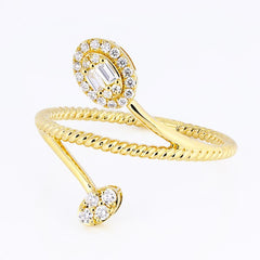 Ring R-42091-YG Diamond ring made of yellow gold