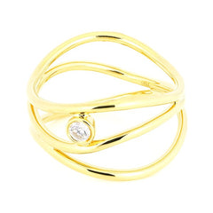 Ring R-42841-YG Diamond ring made of yellow gold