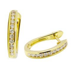 Earrings Kiki Diamond earrings made of yellow gold