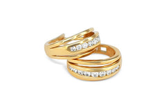 Earrings Kenna Diamond earrings made of yellow gold