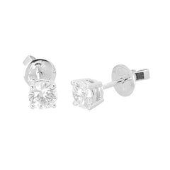 Earrings E-14931-WG Diamond earrings made of white gold