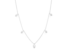 Necklace N-227-WG Diamond necklace made of white gold