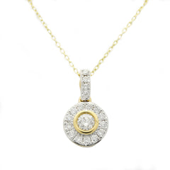 Pendant Erin Diamond pendant made of yellow gold