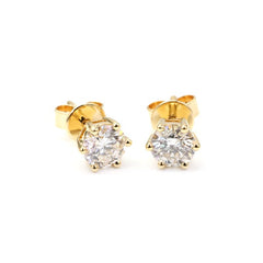 Earrings Ella 20 Diamond earrings made of yellow gold
