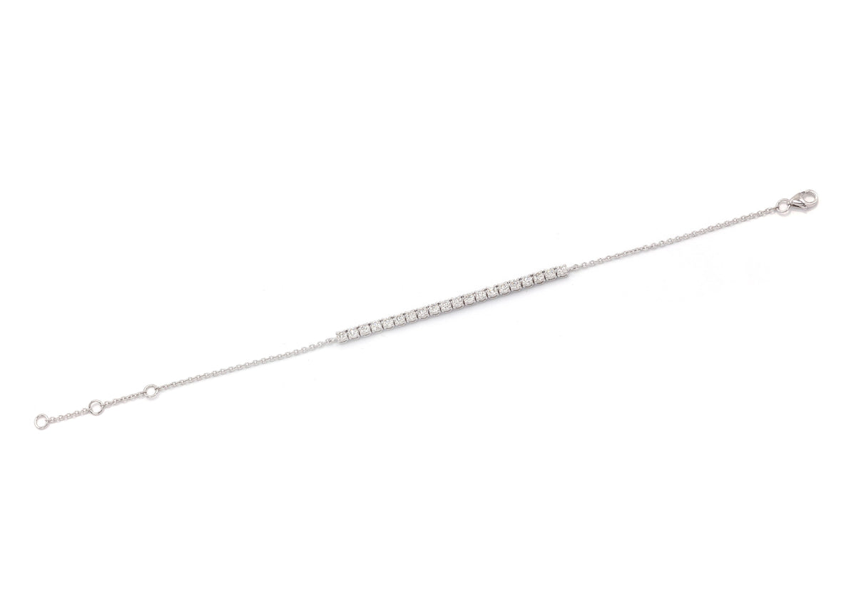 Bracelet Tenis Deluxe Diamond bracelet in white gold
