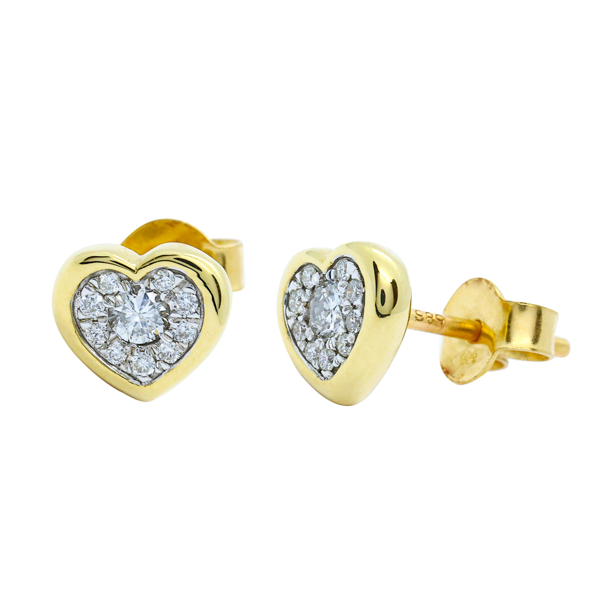 Earrings Valentyna Diamond earrings made of white gold