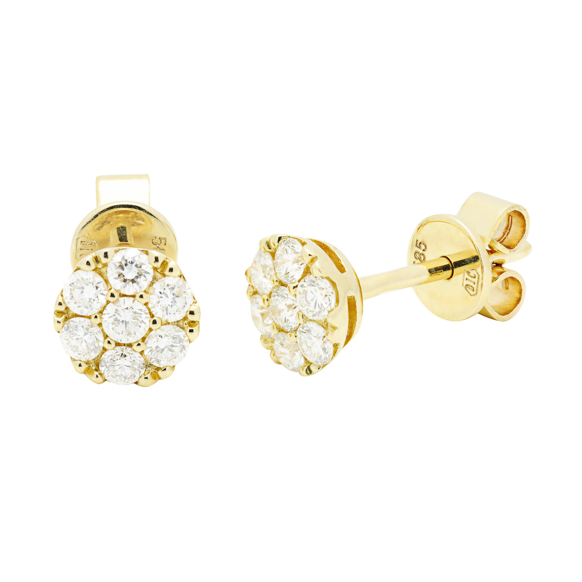 Earrings Katrina Diamond earrings made of yellow gold