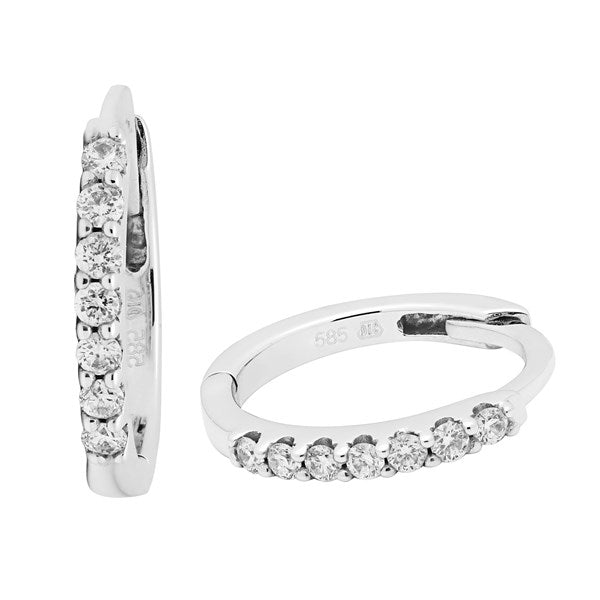 Earrings Daene Diamond earrings made of white gold