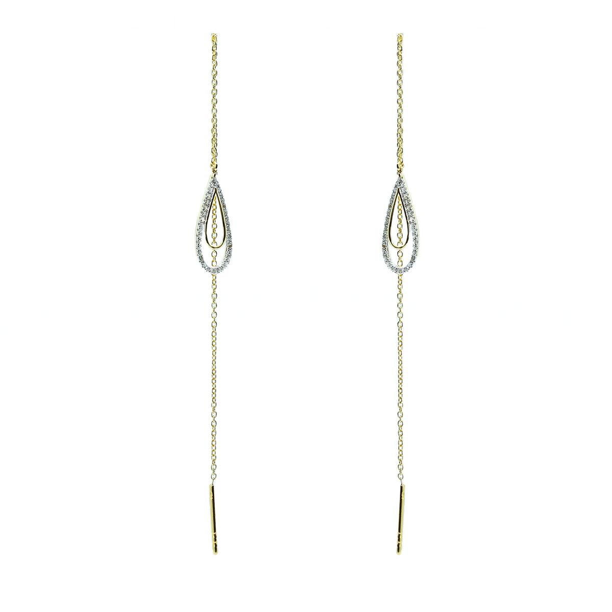Earrings Simira Diamond earrings made of yellow gold