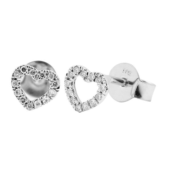 Earrings Love Diamond earrings made of white gold