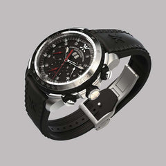 Diamond watch 9288-AN-NR-Rubber Sports automatic watch with chronograph and 19 brilliants