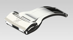 Diamond watch 9266-AA-GS-Leather Elegant automatic watch with calendar and 8 brilliants