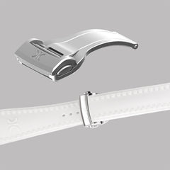 Diamond watch 9280-AI-AG-Rubber Sports automatic watch with calendar and 21 brilliants