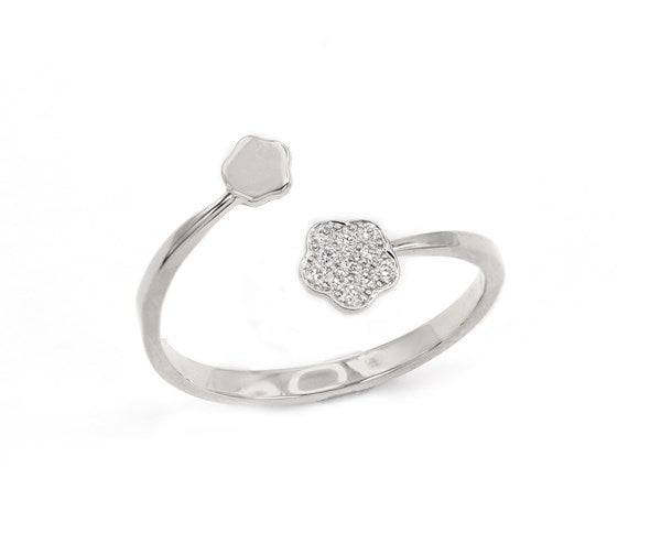 Ring R-38759-WG Diamond ring made of white gold