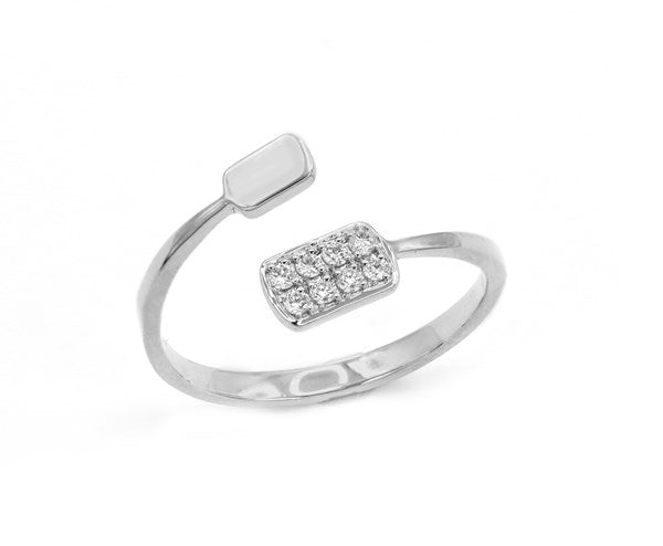 Ring R-38711-WG Diamond ring made of white gold