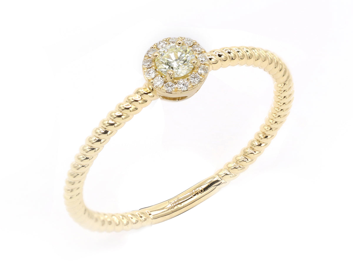 Ring R-37942-YG Diamond ring made of yellow gold