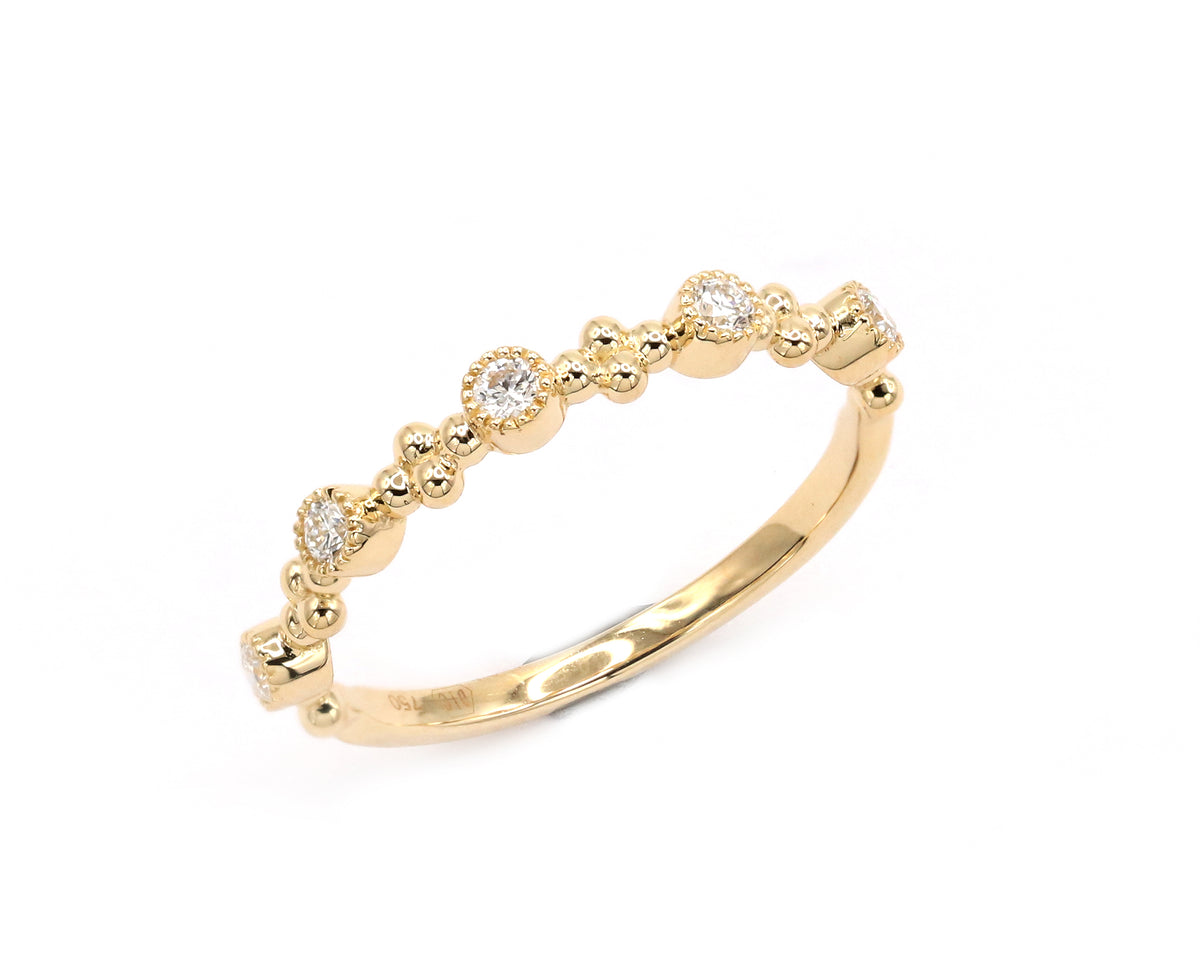 Ring R-38807-YG Diamond ring made of yellow gold