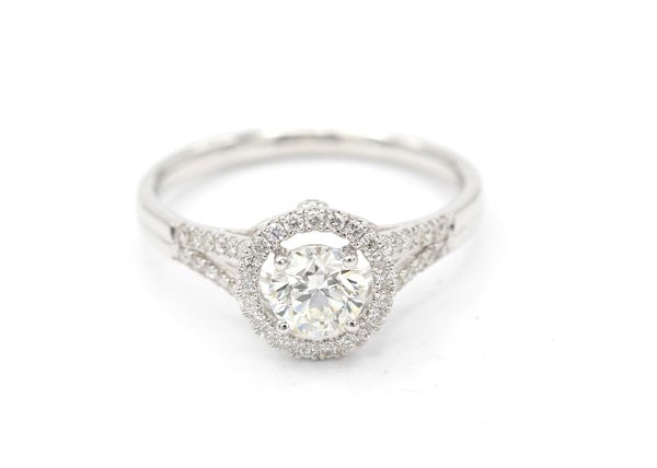 Ring R-37169-WG Diamond ring made of white gold