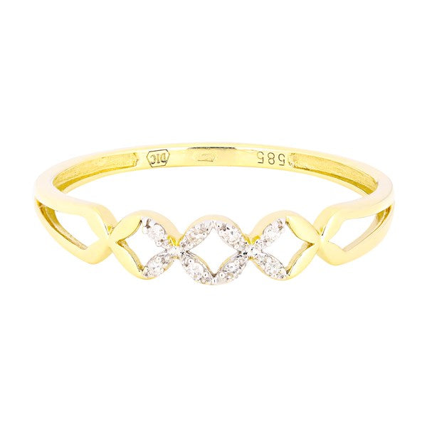 Ring Esther Diamond ring made of yellow gold