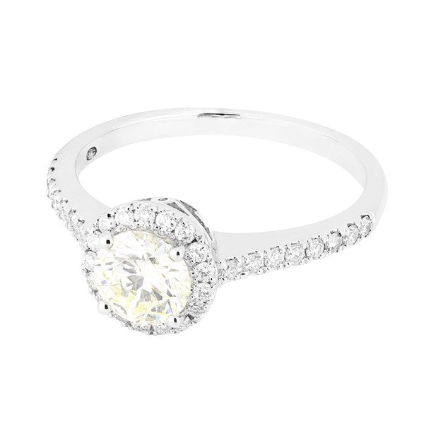 Ring R-34544-WG Diamond ring made of white gold