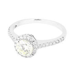 Ring R-34544-WG Diamond ring made of white gold