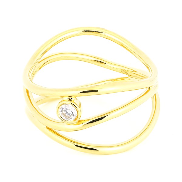 Ring R-42841-YG Diamond ring made of yellow gold