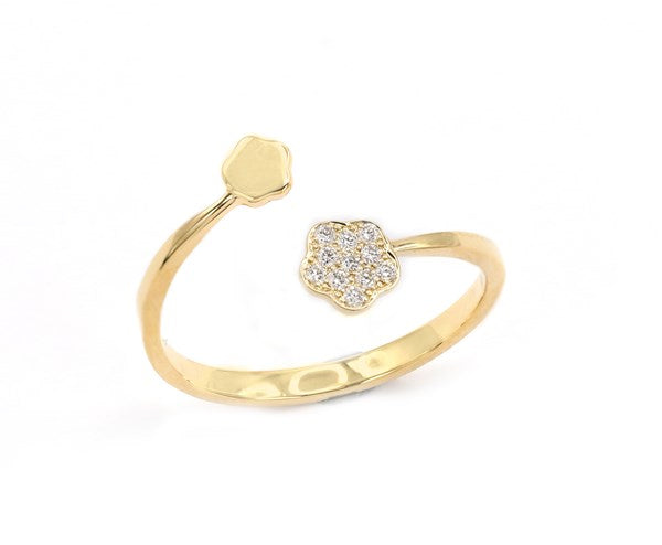 Ring R-38779-YG Diamond ring made of yellow gold